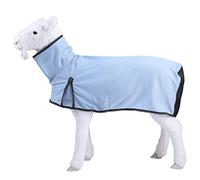 Gallopoff Couverture d'été fraîche pour moutons de bétail, housses en maille pour agneaux de spectacle, bleu, taille M