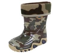 Galoches chaudes pour enfant - DEMAR - Camouflage vert - Insert isolant amovible - PVC durable 20/21