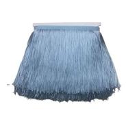 Galon à Franges en Polyester Multicolore 15-30cm(Sky Blue,30cm)