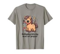 Galop Into My Next Art Project Poney Mignon T-Shirt