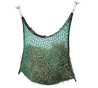 GALOP WEAR Filet à foin arc-en-ciel - 130 x 90 cm - Sans nœuds - Avec fermeture anti-perte et cordes de montage - Pour chevaux, poneys et alpagas - Mailles : 4,5 cm ou 6 cm (130 x 90 cm, mailles 6 cm)