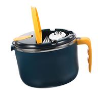 GALPADA 1 ensemble Bol à Nouilles Acier Inoxydable avec Couvercle et Baguettes Réutilisable Pratique pour Ramen et Soupe Design Élégant et Fonctionnel
