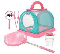 GALPADA 1 Ensemble De Cages À Insectes pour Enfants Piège À Insectes D'Extérieur Attrape-Insectes Cage À Bestioles Cage À Insectes Attrape-Insectes Et Visionneuse Kit De Chasse