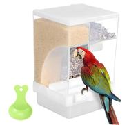 GALPADA 1 Ensemble Ensemble de cuillère d'oiseau détachable mangeoire à Oiseaux Automatique pour Cage Accessoire Trousse Pigeon Cage d'alimentation Plastique Couleur Aléatoire