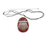 GALPADA 1 ensemble Mini Kalimba Touches pour Débutants Instrument de Musique Portable avec Pendentif comme Décoration pour Relaxation Facile à Transporter Jouer
