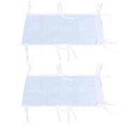 GALPADA 1 Ensemble Tissu de Tente Imperméable Gouttière en U pour Tentes Doubles et Extérieures, Empêche L'accumulation d'eau Fuites, pour Camping et Marchés 2 Pièces