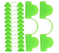 GALPADA 1 Jeu Clips De Jardin Plastique Clips Double Tête Vent Pour Fixation Film Thermique Tunnel Protection Facile À Installer 50 Pièces