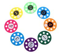 GALPADA 1 Jeu De Jouets De Plongée pour Piscine : Disque De Plongée avec Numéro Et Couleur Vive - Disque De Plongée Aquatique - Jouet pour La Baignade, La Plage, La