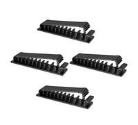GALPADA 1 Jeu Support Câble Auto Adhésif Réglable Organisateur De Câbles Noir Pour Bureau Et Maison Gagnez De Espace Et Rangez Vos Fils Désordre 4 Pièces