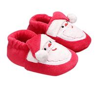 GALPADA 1 Paire Chaussures De Bébé De Noël Chaussures De Noel Bébé Mes Premiers Chaussons De Noel Pantoufles De Noël Nouveau-né Tout-petit Nouveau Née Matériel De Coton Chaussettes De Noël