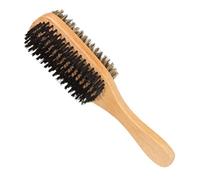 GALPADA 1 Pièce Brosse à Barbe Coiffeur Soin Du Visage Devoir Brosse à Moustache Mise En Forme Huile De Barbe Long Toilettage Poil Hommes Brosse Peigne à Barbe Hêtre Jaune