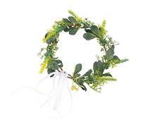 GALPADA 1 Pièce Coiffure simulée de lavande de lavande fleur décorations faire la fête accessoires pour perruque bandeau accessoire de cheveux de mariage mariée bandeau floral Jaune
