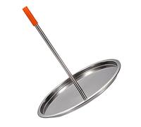 GALPADA 1 pièce Support de Rôtisserie Acier Inoxydable Non Adhésif pour Barbecue et Camping Plat à Poulet Pratique avec Design Ergonomique et Capuchon de Couleur Couleur Couleur Aléatoire