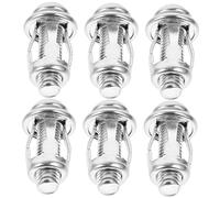 GALPADA 10 Ensembles Écrous Jack Petal Nuts avec Vis pour Fixation Porte Creuse Expansion Galvanisé et Inoxydable Cavity Métallique Creuse pour Portillon Kit Durable et Réutilisable