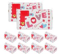 GALPADA 10 Pièces Boîte à Bonbons de Boîte aux Lettres, Papier, Colorée, Saint-valentin, Fêtes et Mariages, Usage Domestique et Salle de Classe