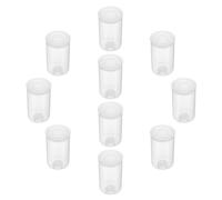 GALPADA 10 Pièces Boîte de Rangement pour Pellicules, Plastique PP avec | Conteneur Scellé, Protection Rayures et Humidité, Empilable, Identification Rapide pour Photographes