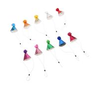 GALPADA 10 Pièces Chapeaux Anniversaire pour et Chiens avec Pompons Pailletés Bandeau Réglable pour Chiots et Animaux Accessoire Fête Polyvalent et Confortable