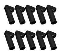 GALPADA 10 Pièces Connecteur de Tiges de Cerf-Volant en Plastique Noir | Accessoire de Cadre, Usage Extérieur et Projet Diy, Résistance aux Intempéries, Jonction Solide, Compatibilité