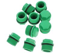 GALPADA 10 pièces Lot de Bouchons de Tuyau avec Filetage Mâle Obturateurs Plastiques pour Raccords Darrosage Jardin Installation sans Clé avec Joint Étanche Amovible