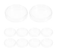 GALPADA 10 pièces Lot de Plats de Culture Verre Borosilicate avec Couvercles Boîtes de Pétri Transparentes pour Laboratoire Croissance Cellulaire Uniforme et Observation Microscopique