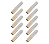 GALPADA 10 Pièces Mécanisme de Stylo à Bille Métal Filetage Extérieur, Installation Facile et Remplacement Pratique, pour Écriture et Journaling, Corps en Cuivre Or