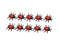 GALPADA 10 Pièces Modèle De Ladybug Simulé Petits Objets Petites Statues De Coccinelles Figurines Miniatures De Coccinelles Mini De Simulation De Coccinelles Chiffres De Coccinelle