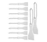 GALPADA 10 pièces Outil Grattoir Tickets Loterie Portable Grattoir Plastique Multi-usage Compact avec Porte-clés Pour Gratter Étiquettes Autocollants et Films