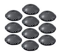 GALPADA 10 Pièces Pad de Drainage Plastique pour Pots de Fleurs Maille Respirante Anti-Perte de Terre Coussin de Fond Ajustable pour Jardiniers et Amateurs de Bonsaï