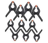 GALPADA 10 Pièces Pince à Ressort Plastique Ensemble de Pinces Robustes pour Bricolage Projets de Menuiserie et Studios Photo pour Fixation Arrière Plan