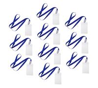 GALPADA 10 pièces Porte Badge Transparent Étanche avec Lanière de Titulaires de Carte pour Bureau École Voyage Protection Sécurisée pour Badges Cartes Identité Couleur Couleur Aléatoire