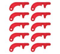 GALPADA 10 Pièces Serrure Légère et Résistante aux Vibrations pour Fauteuil Roulant Manuel en Plastique Rouge, Accessoire Indispensable pour Sorties en Communauté et Soins à Domicile