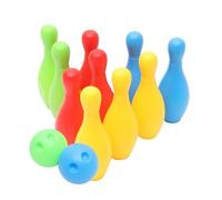 GALPADA 10 pièces Set de Bowling Mini pour Garçon Fille Éducatif Coloré pour Intérieur et Extérieur de Quilles et Mini Boules Jeu Ludique pour Éveil et Loisirs Couleur Couleur Aléatoire