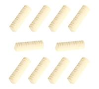 GALPADA 10 Pièces Sillet de Mandoline en Plastique Beige 3cm Compatible Basse Électrique Installation Facile pour Performances en Groupe et Sessions D'enseignement