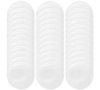 GALPADA 100 Coussinets Faciaux Compacts Ronds en Tissu Non Tissé Blanc pour Démaquillage Portable, 100 Pièces, Voyage Nettoyage du Visage
