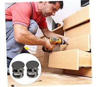 GALPADA 100 ensembles Zinc Alloy Furniture Lock Nut Cabinet Connecting Fasteners Durable Corrosive Scratch Resistant For Cabinet Assembly