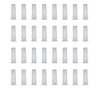 GALPADA 100 Pièces Accessoire Plastique Blanc 2,9cm pour Chien, Générateur de Sons pour Jouets à Grincer, Réparation et Remplacement Facile pour Jouets d'animaux