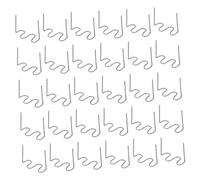 GALPADA 100 pièces Agrafes Soudage Plastique S-type pour Réparation Pare-chocs Voiture avec Machine de Réparation Carrosserie et Soudeuse Plastique pour Bricolage Tableau Bord