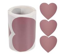 GALPADA 100 Pièces Autocollants Cœur à Gratter Rose Doré Étiquettes Adhésives pour Fête Saint-valentin Stickers Remerciement Décoratifs et Faciles à Coller