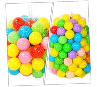 GALPADA 100 pièces Balles Rondes Colorées pour Piscine à Jouets Éducatifs pour Garçon Fille Billes de Jeu Polyvalentes pour Aire de Jeux Intérieur et Extérieur