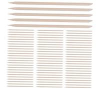 GALPADA 100 Pièces Bâtons Bois Oranger Pousse-cuticules Double Face pour Ongles Manucure et Soins des Ongles