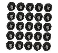 GALPADA 100 pièces Bonnette Micro Éclaboussures Non Tissée Noire Pare Brise Microphone Pratique pour Enregistrement Scène et Bureau