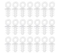 GALPADA 100 Pièces Capuchons Transparents pour Boules de Noël en | Accessoire Suspendre, Installation Facile, Maintien Robuste, pour Maisons et Entreprises, Fête de Noël