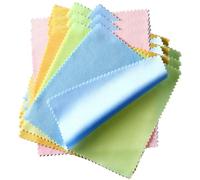 GALPADA 100 Pièces Chiffon Ultra Fin 10x10cm en Tissu Tricoté de Nettoyage Facile à Transporter pour Lunettes et Téléphones pour Usage Professionnel et Commercial