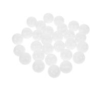 GALPADA 100 Pièces Craft pour bébé pour bébé clochette cloches inserts pour jouets de bébé pour les bébés Poupée cloche pour insert de hochet inserts de bruit de hochet Plastique blanche