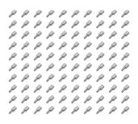 GALPADA 100 pièces Entretoises Hexagonales Cuivre Nickelé Vis Tête Cylindrique Filetée Isolant Thermique et Résistant Corrosion pour Fixation PCB et Montage Cartes Mères
