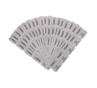 GALPADA 100 pièces Lot de Billets Gris pour Événements Fête Carnaval Jeux Billets Résistants pour Activités Festives et Tirages au Sort
