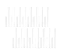 GALPADA 100 Pièces Manchons en Silicone Doux 0,8cm pour Boucles D'oreilles, Protège-tiges Invisibles et 2cm, Confort Irritations pour Peaux Sensibles au Quotidien