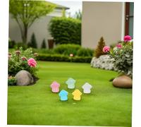 GALPADA 100 Pièces Mini Resin Glow in The Dark Mushrooms Miniature Garden Ornaments for DIY Fairy Terrarium Micro Landscape Bonsai Decoration