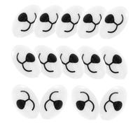 GALPADA 100 pièces Nez et Bouche Sécurité pour Peluches Accessoires DIY pour Fabrication de Poupées Tissu Nez Ovale Plat Fournitures Artisanales pour Amigurumi et Jouets Crochet