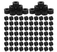 GALPADA 100 Pièces Rondelles Caoutchouc O Anti-vibrations Amortisseurs Vibration Mécanique Isolation Machine Noir